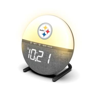 Imagem de SOAR Relógio despertador NFL Sunrise, Pittsburgh Steelers