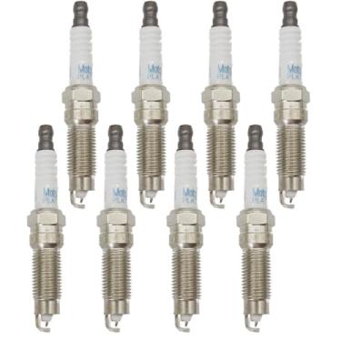 Imagem de Powkos Velas de ignição Iridium SP509 compatíveis com F150 F250 F350 Expedition Explorer Mustang Navigator substitui HJFS24FP PZNAR6A11H 5507 (pacote com 8)