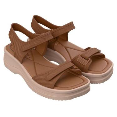 Imagem de Sandália Feminina Azaleia Ortopédica Original 320/321, Marrom pecan, B