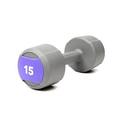 Imagem de LIFE FITNESS DUMBBELL STUDIO INDIVIDUAL CINZA URETANO 6,8 kg