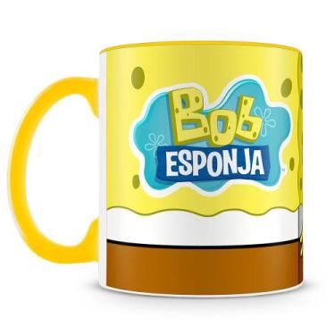 Imagem de Caneca Bob Esponja - Cerâmica de Alta Qualidade - 325ml - Amo Canecas