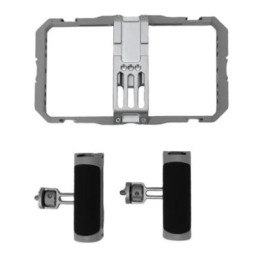 Imagem de Yctze Gaiola de Telefone Universal, Estabilizador de Caixa de Vlogging para Produção de Filmes Portátil, Liga de Alumínio, Estabilizador de Vídeo para Smartphone, Suporte para tripé