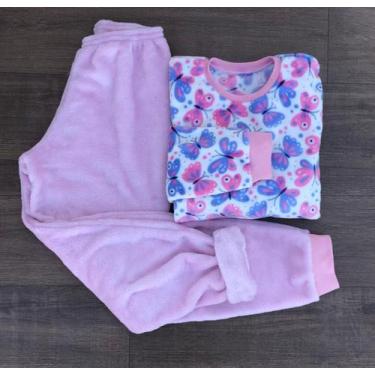 Imagem de Pijama de Fleece, Soft, Plush, Adulto e Infantil, P ,M ,G ,GG. - Super