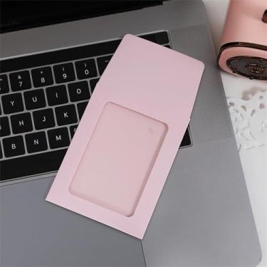 Imagem de Pacote com 10 molduras de papel coloridas cavaletes de papelão para fotos de mesa, cavaletes de fotos de papelão, 6 cores