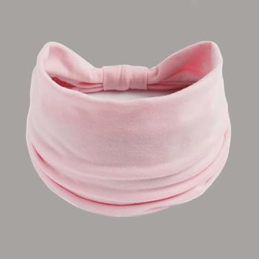 Imagem de Faixas de cabelo femininas elásticas de 14 cm, elegantes, respiráveis, absorventes, acessórios de cabelo para ioga, esportes e exercícios