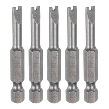 Imagem de Generic 5 peças de chaves de fenda em forma de U U1,7 1/10.2 cm, haste sextavada de 5 cm, brocas de inserção S2, chave de fenda magnética tipo U para aparelhos eletrônicos