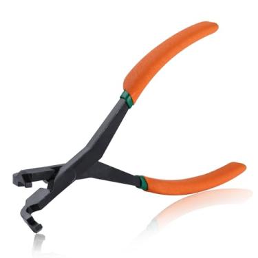 Imagem de Alicate de encaixe de junta em U de 75 graus para serviço pesado com junta em U Alicate de remoção de pino de pressão Alicate de remoção de junta em U Ferramenta de remoção de anel de pressão de carro