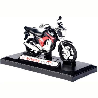 Imagem de Miniatura Moto Honda Cg Titan 150 2014 1:18 California Toys