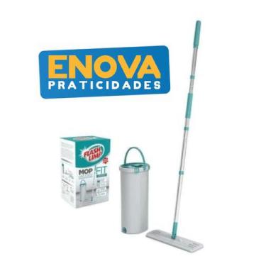 Imagem de MOP LAVA E SECA FIT flash limp - Flashlimp, Cinza e Verde