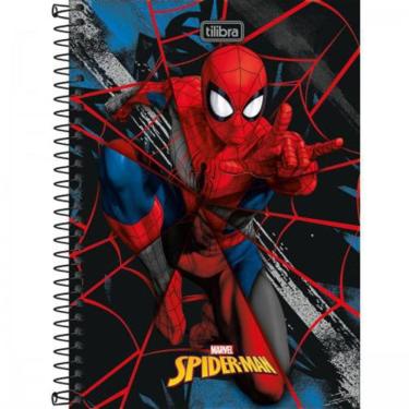 Imagem de Caderno Spider-Man 1/4 Espiral Capa Dura 80 Folhas - Tilibra