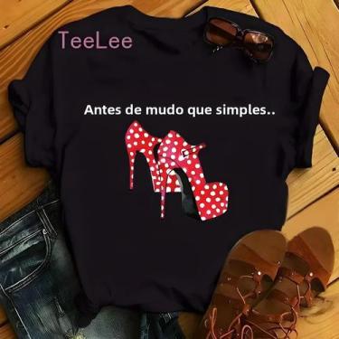 Imagem de Camiseta Feminina Fofa de Dança do Flamengo - Estampa de Desenho Anima