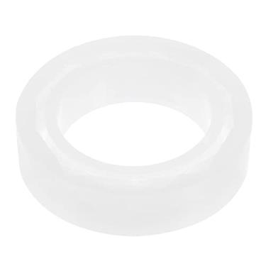 Imagem de Generic Anel de silicone redondo epóxi 56 mm de largura facetado geométrico cristal de resina para fazer joias, artesanato DIY