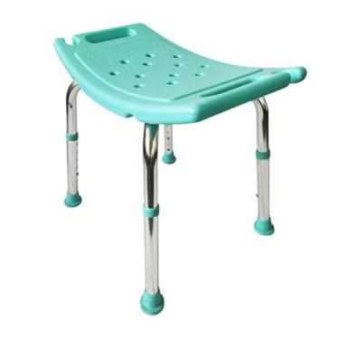 Imagem de ChuYiElegance Banco de banho ajustável com pernas de suporte de alumínio, assento para cadeira de banho para chuveiro ou banheira interna