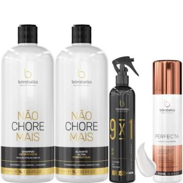 Imagem de Borabella Kit Não Chore 1L + Fluido 300ml + Perfecta 250ml
