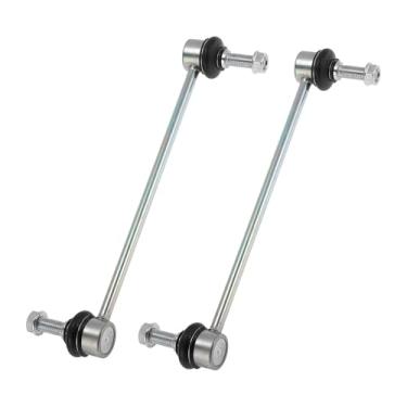 Imagem de Hihaha Links de barra estabilizadora frontal para FIAT 500X 2016-2019 Kits de elos de barra de suspensão No.68498190AA/K750795 Borracha de ferro tom prateado 2 peças