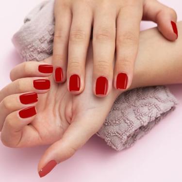 Imagem de Tiras de unhas de gel semicuradas - Conjunto de manicure DIY com 20 peças, funciona com qualquer lâmpada UV/LED, de longa duração, sem descascar, fácil de aplicar, qualidade de salão em casa