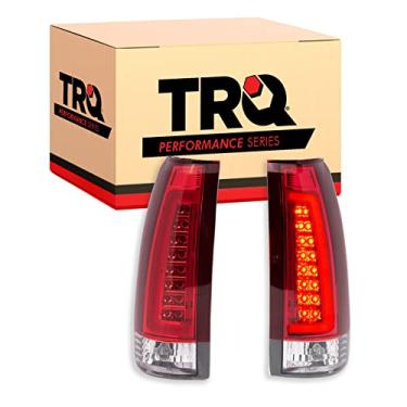 Imagem de TRQ Conjunto de luz traseira compatível com blazer C1500 C2500 C3500 K1500 K2500 K3500 Tahoe Yukon
