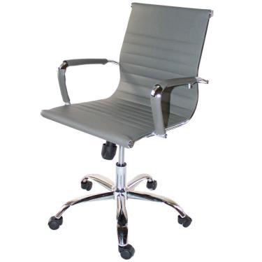 Imagem de Cadeira Diretor Charles Eames Esteirinha Couro Pu 11D