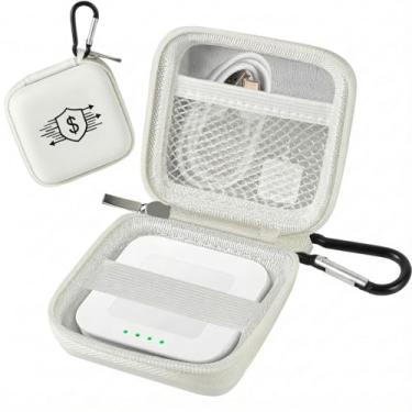 Imagem de COMECASE Capa para leitor de cartão com chip, suporte rígido para bolsa de transporte compatível com leitor quadrado A-SKU-0485 sem contato com cabo de carregamento USB para cartões EMV Chip/Apple Pay