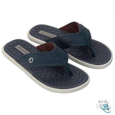 Imagem de Chinelo Cartago Masculino Veneto III Original Novidade, Cinza, Azul bo