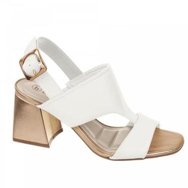 Imagem de Sandalia Bebece T6030-127 Feminino - Bebecê, Branco, 37
