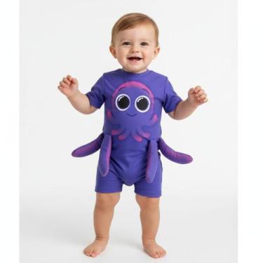 Imagem de Fantasia Roupa Infantil Bolofofos Macacão Masculino, PP 2 Á 3 Anos