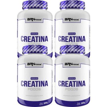 Imagem de Kit Creatina Premium Foods 300g - Kit com 4 unidades - BRN Foods