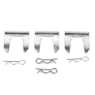 Imagem de Cosiki Clipes de Montagem de Cabo de Mudança de Alta Dureza Prata OE Substituição para EK EG K Swap para Entusiastas de Automóveis Ferro 3 X Clipe de Cabo de Mudança 4 X Pinos