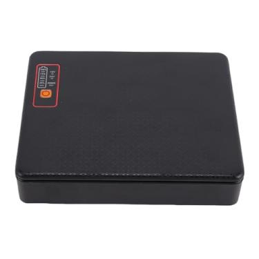 Imagem de WALFRONT Fonte de Alimentação de Backup Mini UPS DC 20800mAh para Roteadores e Modems, Fonte de Alimentação Ininterrupta ABS Com Saída 5V 9V 12V, 10 Horas de Autonomia para Dispositivos de Rede de