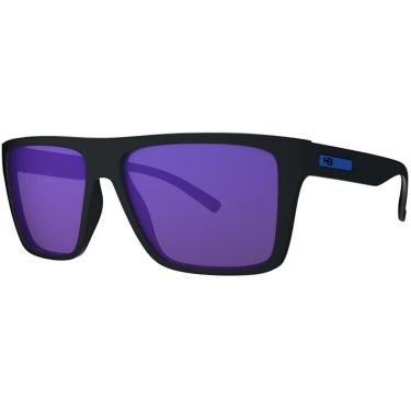 Imagem de ÓCULOS DE SOL MASCULINO HB FLOYD MATTE BLACK BLUE CHROME-Masculino