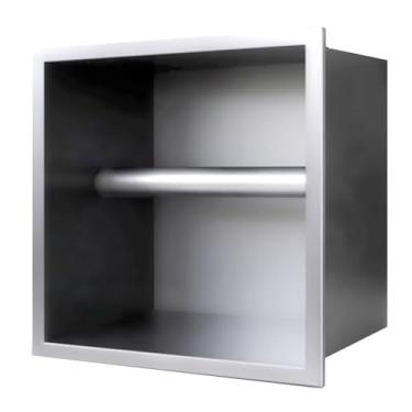 Imagem de Nicho de banheiro de aço inoxidável, nicho de chuveiro, alcofa embutida para quarto de cozinha, sala de estar, organizador de chuveiro, lata de lixo de papel higiênico, prateleira de armazenamento à