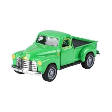 Imagem de Caminhão De Metal Vermelho Vintage Em Miniatura Escala 1:32 Para Decor