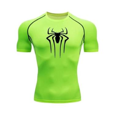 Imagem de Camiseta Masculina De Compressão De Secagem Rápida, Manga Curta, Fitne