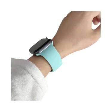 Imagem de Pulseiras De Silicone Para Apple Watch Series 9 8 7 SE Ultra 2 40mm 41