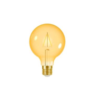 Imagem de Lampada Led Filamento Vintage Globo G95 Âmbar Taschibra