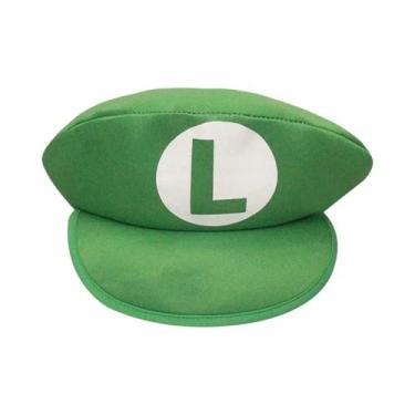 Imagem de Chapéu Cosplay Super Mario Luigi Unissex Para Crianças E Adultos, Pres