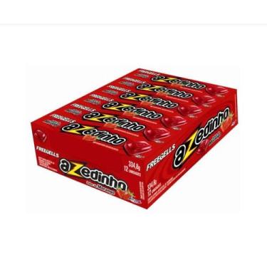 Imagem de Bala Azedinha Freegells Morango Display 12 Unidades 28g