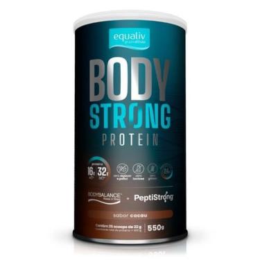 Imagem de Body strong protein cacau bodybalance 450g  proteína de alta qualidade