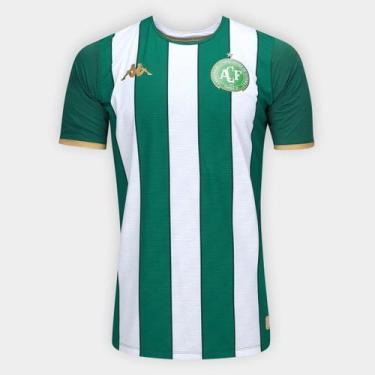 Imagem de Camisa I Chapecoense 26/27 s/n Jorgador Masculina - Kappa, Verde, Bran