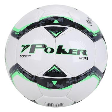 Imagem de Bola de Futebol Society Poker Extra 32 Gomos Azure-Unissex