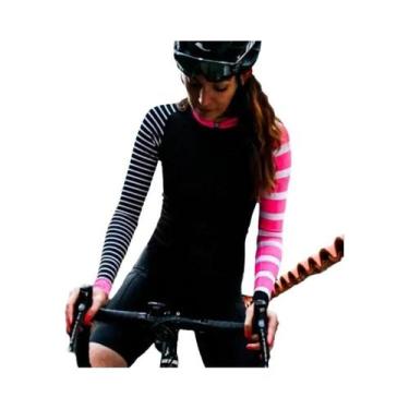 Imagem de Macacão de Ciclismo Feminino KAFITTA de Manga Longa para Corrida de Es