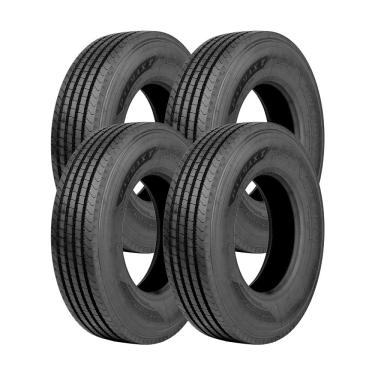 Imagem de Jogo 4 Pneus Speedmax Aro 22.5 Dalmax T 295/80R22.5 152/149M 18 Lonas