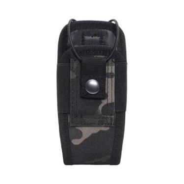 Imagem de Bolsa Tática Reforçada Molle Para Rádios Bidirecionais Walkie Talkies 