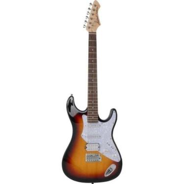 Imagem de Guitarra Elétrica Aria Pro II 714-STD Fullerton 22 Trastes HSS 3 Tone Sunburst Aria Gui...