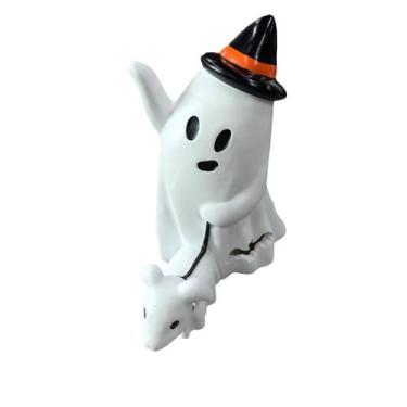 Imagem de Escultura em resina para decoração de jardim Ghost Walking Dog - yiwei