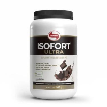 Imagem de Isofort Ultra Imuno Whey Isolado Sabor Cacau 900g Vitafor