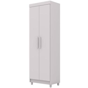 Imagem de Armário Multiuso 2 Portas 60cm Hebrom V01 Branco - Lyam Decor
