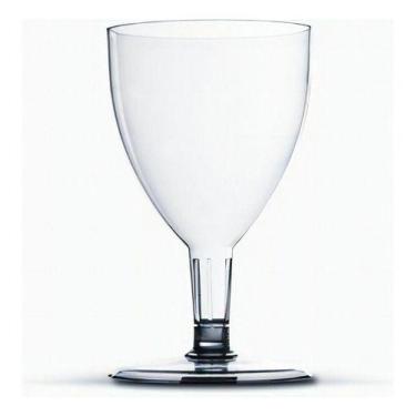 Imagem de Taça De Vinho Pit 170 Cristal 170ml Plastilânia - 20 Unidade Cor Incol