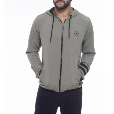 Imagem de Jaqueta Hurley Block Party WT23 Oversize Masculina Caqui, Harvest gold