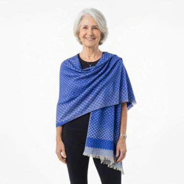 Imagem de Pashimina Cachecol Xale Echarpe Estampa de Poá - - Sarat Moda Indiana,